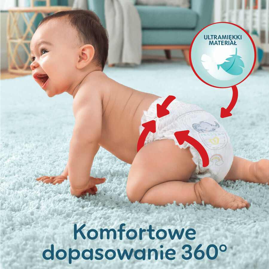 Pampers Premium Care Pants, scutece, mărimea 4, 9-15 kg, 114 bucăți UNCHECKED PACKING