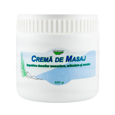 Crema de masaj pentru dureri musculare, articulare, osoase, 500 g, Abemar
