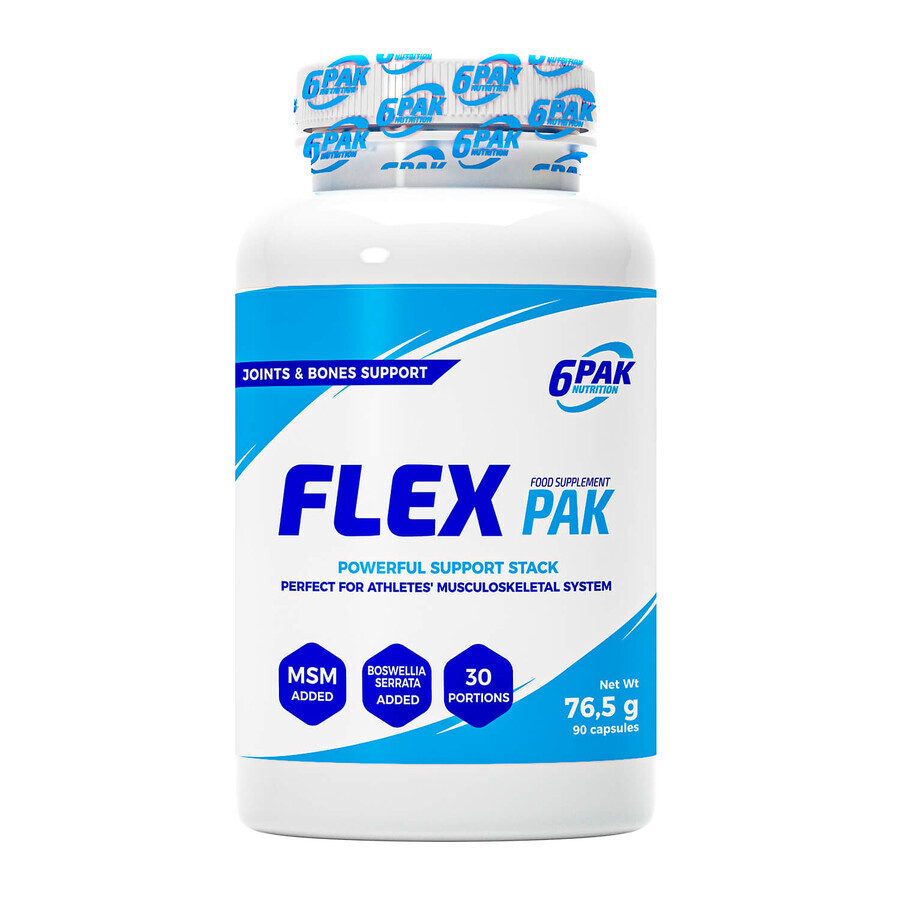 6Pak Nutrition Flex Pak, 90 Kapseln SHORT DATE