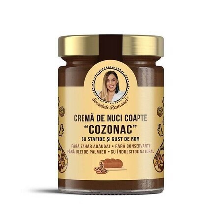 Crema de nuci cu arahide Cozonac, Secretele Ramonei, 350g, Remedia