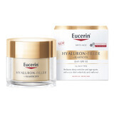 Eucerin Hyaluron Filler + Elasticity, crema da giorno rassodante antirughe con tiamidolo, SPF 15, 50 ml