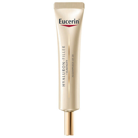 Eucerin Hyaluron Filler + Elasticity, crema occhi rassodante antirughe, SPF 20, 15 ml