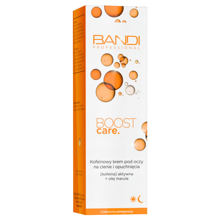 Bandi Professional Boost Care, crème à la caféine pour les yeux contre les cernes et les poches, 14 ml