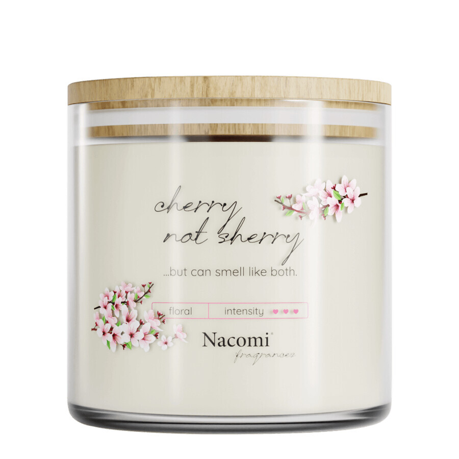 Nacomi Fragrances, soy candle, scented, Cherry not sherry, 450 g