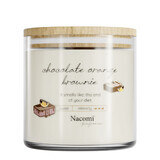 Nacomi Fragrances, soy scented candle, Chocolate orange brownie, 450 g