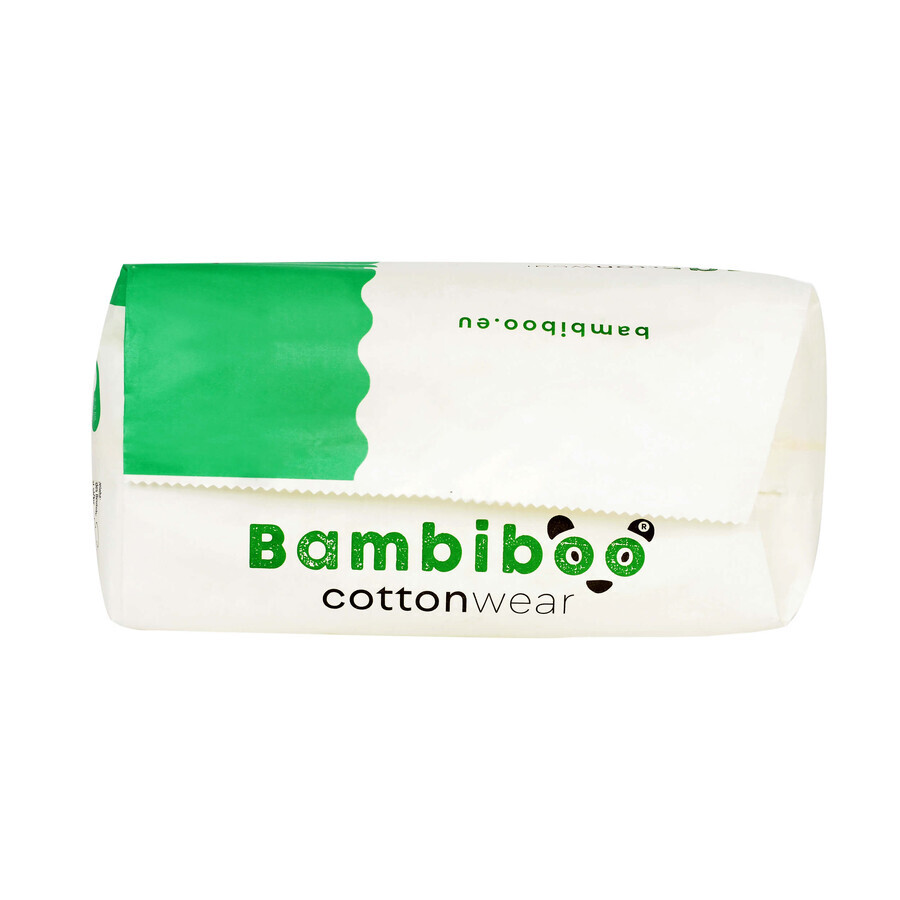 Bambiboo Cottonwear, Wegwerfwindeln aus Bio-Baumwolle, Newborn, Größe 1, 2-4 kg, 28 Stück