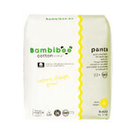 Bambiboo Cottonwear, pañales desechables de algodón orgánico, Maxi, talla 4, 9-14 kg, 22 piezas