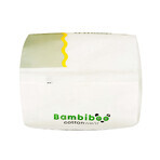 Bambiboo Cottonwear, pañales desechables de algodón orgánico, Maxi, talla 4, 9-14 kg, 22 piezas