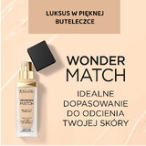 Eveline Cosmetics Wonder Match, luxe huidmatchende foundation, nr. 35 Zonnig Beige, 30 ml