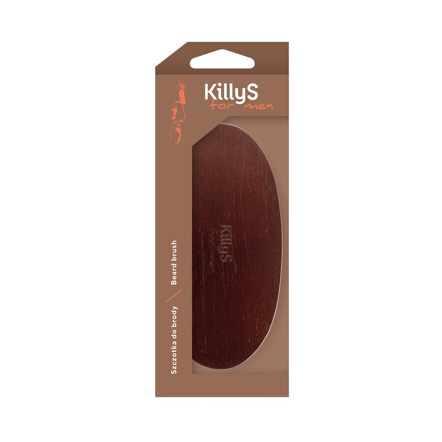 KillyS For Men, brosse à barbe en bois