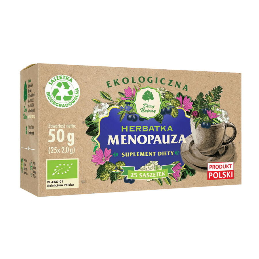 Dary Natury Menopausa, tè biologico, 2 g x 25 bustine