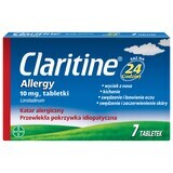 Claritine Alergia 10 mg, 7 comprimidos