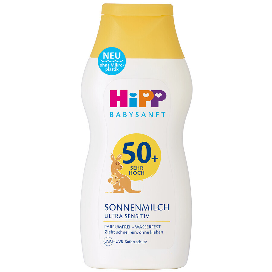 HiPP Babysanft Sonnenschutzlotion, SPF 50+, 200 ml