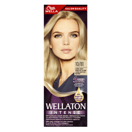 Wellaton Intense, Intensiv-Farbcreme, 10/81 ultrahelles Aschblond, 110 ml