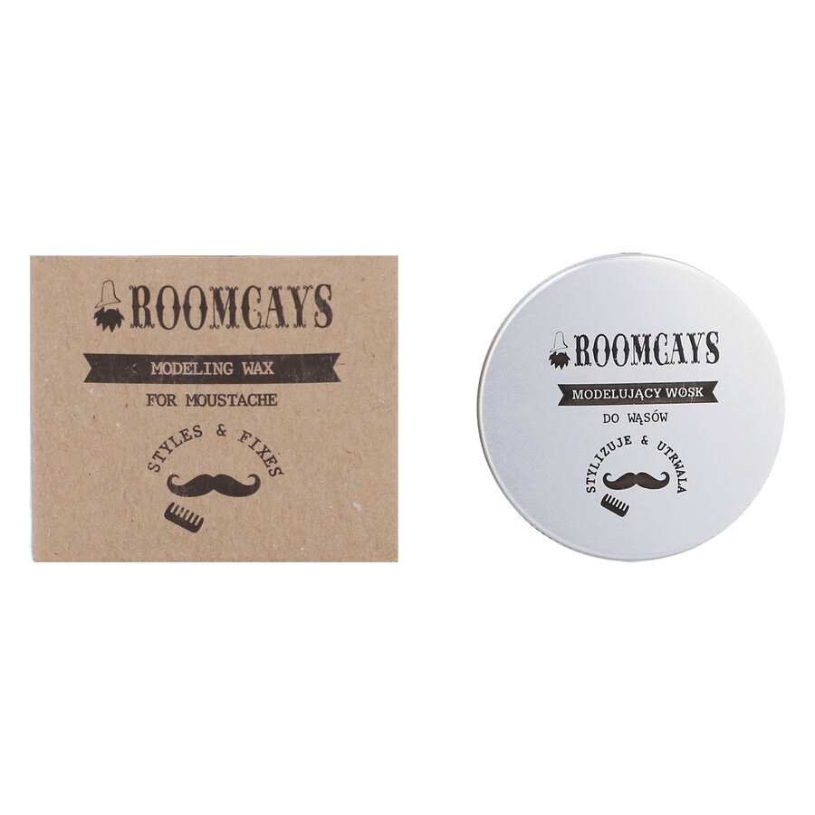 Roomcays, cera para dar forma al bigote, 30 ml