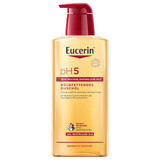 Eucerin Ph5, olio detergente con oli naturali, pelle secca, 400 ml