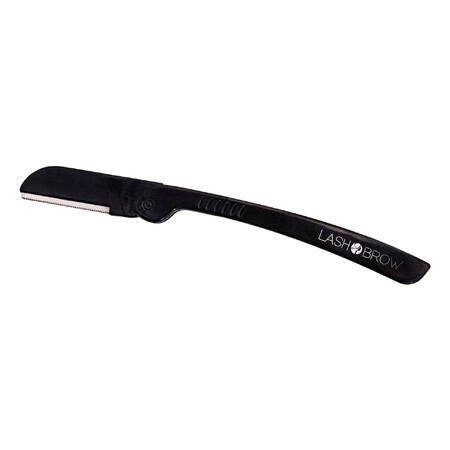 Lash Brow, Eyebrows and Facial Hair Removal Knife, Black, 1pc