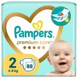 Pampers Premium Care, Windeln, Größe 2, 4-8 kg, 88 Stück