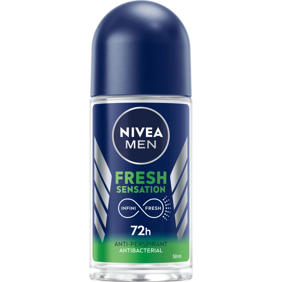 Nivea Men Fresh Sensation, antiperspirant roll-on pentru bărbați, 50 ml