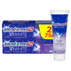 Blend-a-med 3D White, Zahnpasta, Classic Fresh, 2 x 75 ml