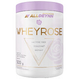 Allnutrition Alldeynn WheyRose, saveur beurre de cacahuètes avec sel de l'Himalaya et morceaux de biscuits sans sucre, 500 g