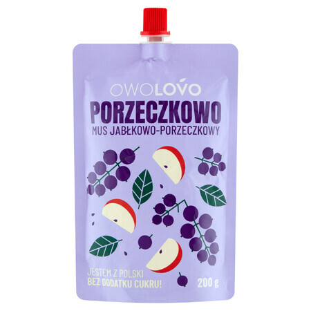 Owolovo Mousse di mele e ribes in tubetto, 200 g