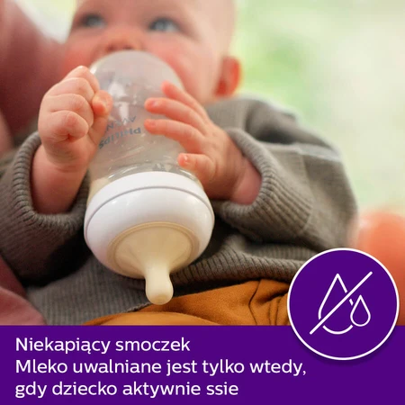 Avent Natural Response, Reactive Bottle Nipple, Flow 5, SCY965/02, After 6 Months, 2 Units