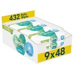 Pampers Harmonie Aqua, Feuchttücher, 9 x 48 Stück