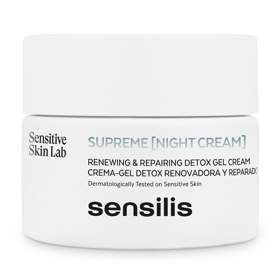 Sensilis Supreme, reparierende und verjüngende Nacht-Gel-Creme, 50 ml