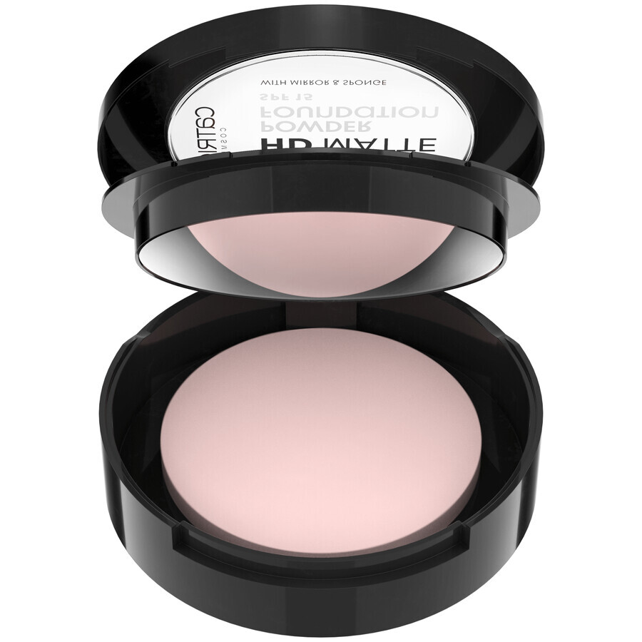 Catrice 18H HD Matte Powder Foundation, fondotinta in polvere opacizzante, n. 020N, SPF 15, 8 g