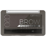 Catrice Brow Powder Set Waterproof, set para cejas, nº 20 Marrón Ceniza, 4 g