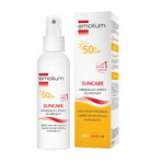 Emolium Suncare set, minerale beschermingsspray voor kinderen vanaf dag 1 en volwassenen, SPF 50+, 2 x 100 ml + gratis strandbal