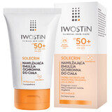 Iwostin Solecrin Set, schützende Emulsion, SPF 50+, 2 x 100 ml + kostenloser Strandball