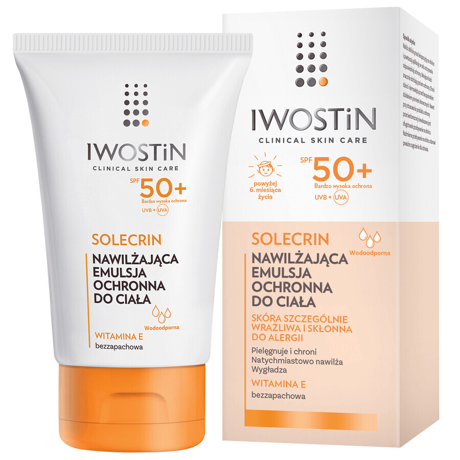 Iwostin Solecrin set, émulsion protectrice, SPF 50+, 2 x 100 ml + ballon de plage gratuit