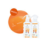 Iwostin Solecrin Set, Schutzspray für Kinder, SPF 50+, 2 x 175 ml + Strandball gratis