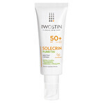 Iwostin Solecrin Purritin set, licht matterende fluid, SPF 50+, 2 x 40 ml + gratis strandbal