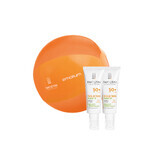 Iwostin Solecrin Purritin set, licht matterende fluid, SPF 50+, 2 x 40 ml + gratis strandbal