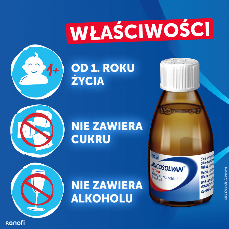 Mucosolvan 30 mg/5 ml, Sirup, 100 ml