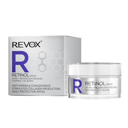 Gesichtscreme mit Retinol und Sonnenschutz SPF 20, 50 ml, Revox
