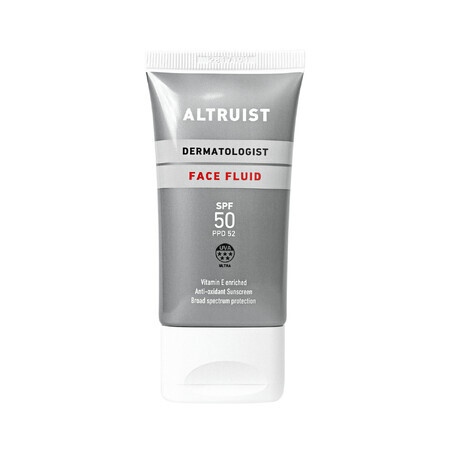 Altruist Sunscreen Face Fluid, Sonnenschutzmittel mit Niacinamid, SPF 50, 50 ml