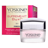 Yoskine Supreme-Vit B12 + C 50+, cremă de noapte regenerantă antirid, 50 ml