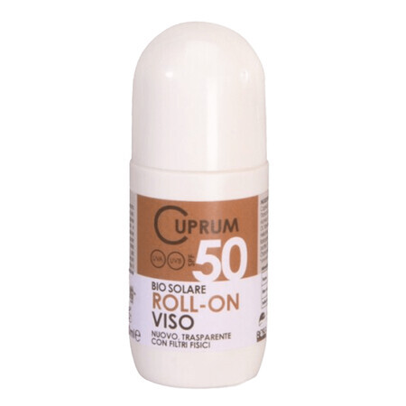 Beba Cuprum Line, protecție solară pentru față și corp, roll-on, SPF 50, 50 ml