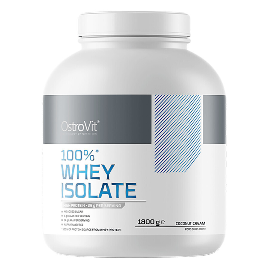 OstroVit 100% Whey Isolaat, kokosnotensmaak, 1800 g