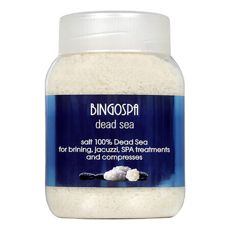 Bingospa, Dode Zeezout 100%, 1.25 kg