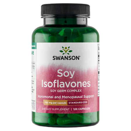 Swanson Soja-Isoflavone, Soja-Isoflavone, 120 Kapseln