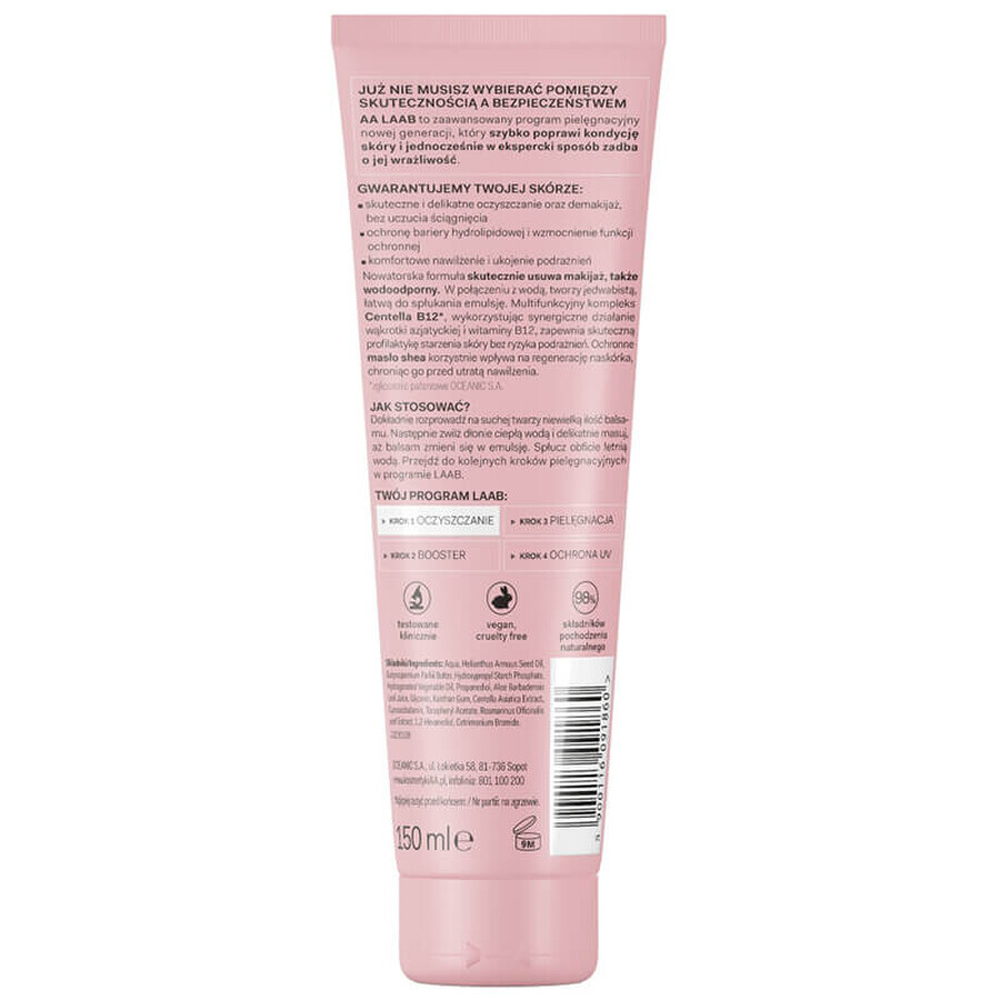 AA Laab, emollient cleansing lotion, 150 ml