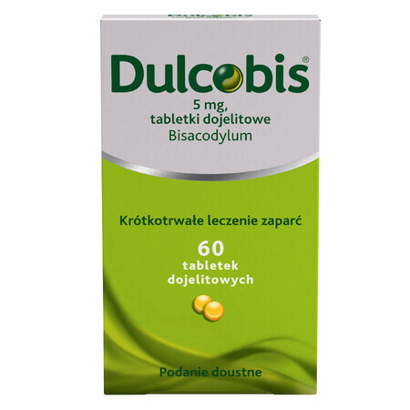 Dulcobis 5 mg, 60 compresse per uso enterale