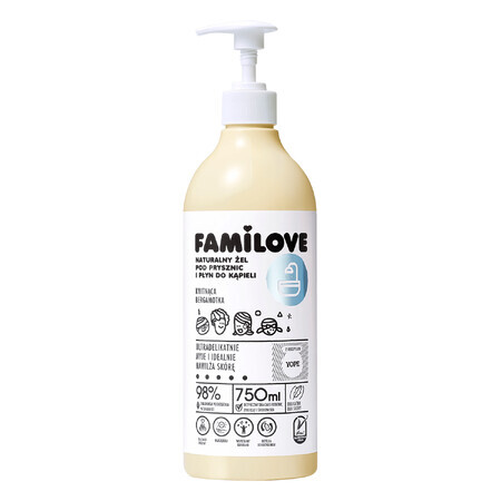 Yope Familove Shower Gel and Bath Lotion Blooming Bergamot 750ml