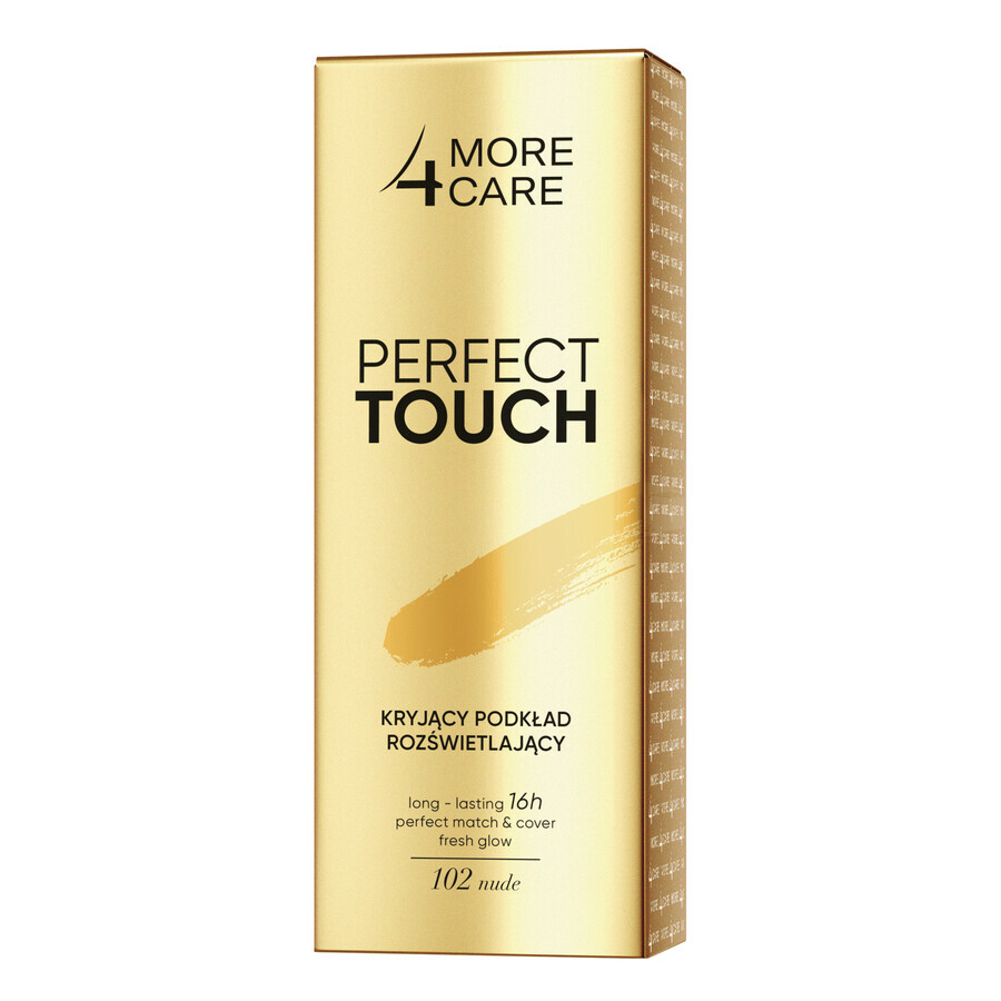 More4Care Perfect Touch, deckende, aufhellende Grundierung, 102 Nude, 30 ml