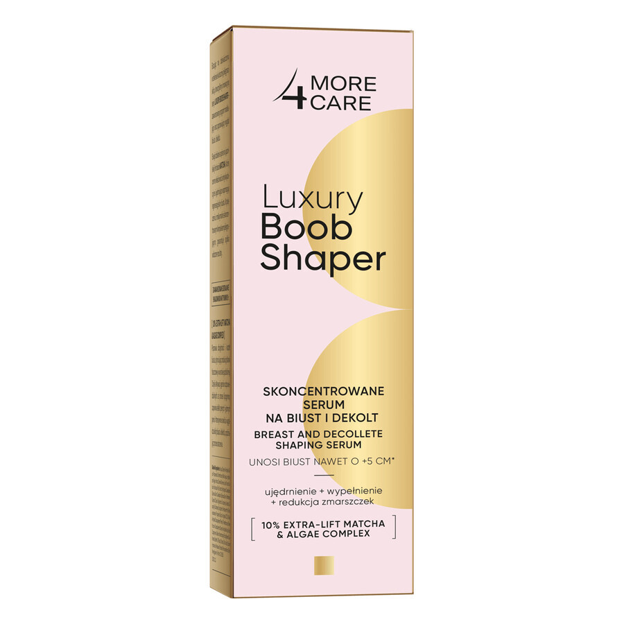 More4Care Luxury Boob Shaper, ser concentrat pentru bust și decolteu, 100 ml